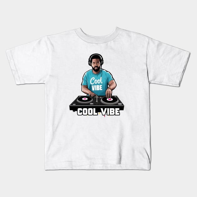 Music-Cool Vibe Kids T-Shirt by LENTEE